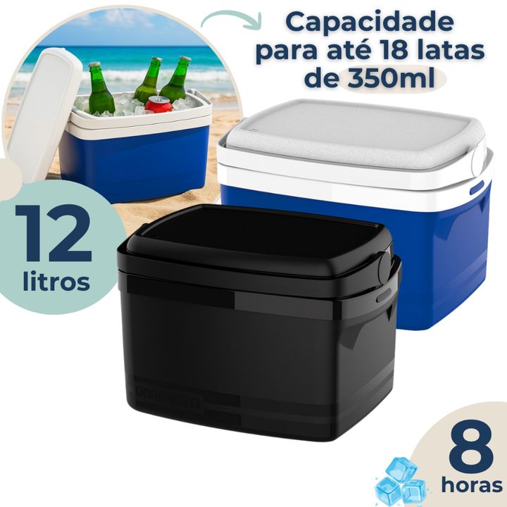 Cooler térmico 12 litros com alça